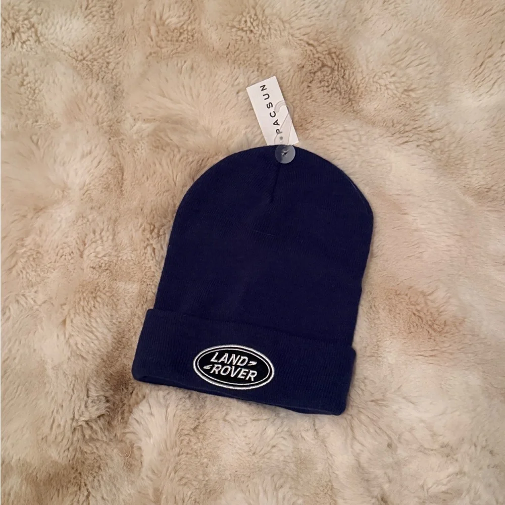 PacSun Land Rover Dark Blue Beanie - Picture 2 of 3